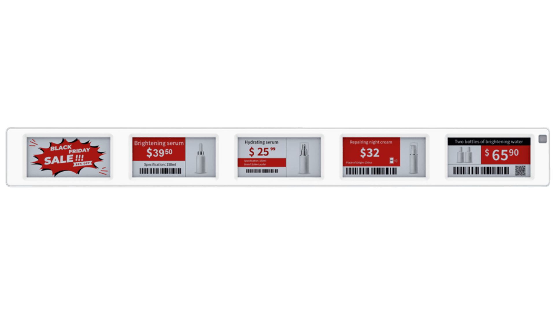 MZ5021 | 5-Screen Integrated ESL Strip